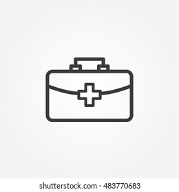 medical box icon. medical box vector. app icon. web icon