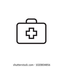 Medical box Icon Vector illustration, EPS10.