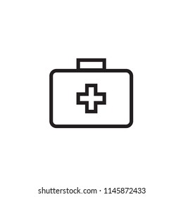 Medical box Icon Vector illustration, EPS10. 