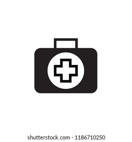 Medical box Icon Vector illustration, EPS10.