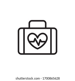 Medical Box Icon Vector Illustration