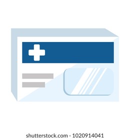 medical box isolated icon