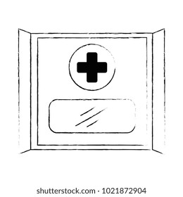 medical box isolated icon