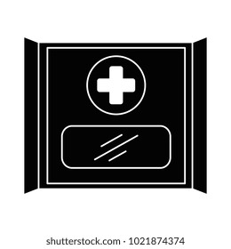 medical box isolated icon