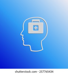 Medical box vector icon