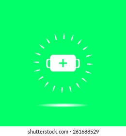 Medical box vector icon 