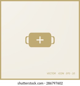 Medical box vector icon