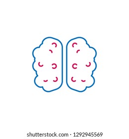 Medical, brain colored icon. Element of medicine illustration. Signs and symbols icon can be used for web, logo, mobile app, UI, UX