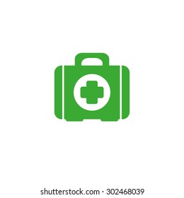 Medical briefcase Icon Vector