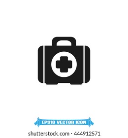 Medical briefcase icon vector illustration eps10.