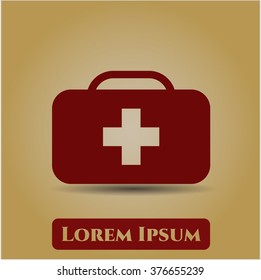 Símbolo del maletín médico