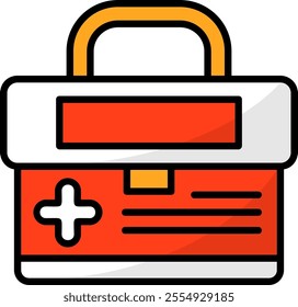 Medical Briefcase Vector Icon Design Symbol