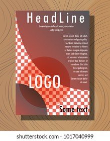 Medical brochure cover template, flyer design layout. Applicable for catalog, leaflet, flyer or poster for pharmacy business.