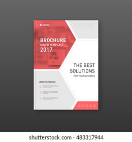 Medical brochure cover template, flyer design layout. Applicable for catalog, leaflet, flyer or poster for pharmacy business.