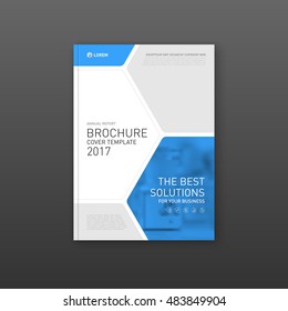 Medical brochure cover template, flyer design layout. Applicable for catalog, leaflet, flyer or poster for pharmacy business.