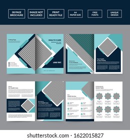 Medical Brochure Design Template. 
Vector Design.