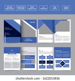 Medical Brochure Design Template. 
Vector Design.