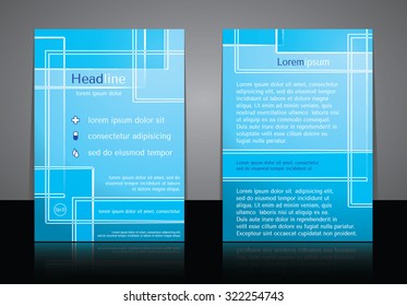 Medical brochure template.