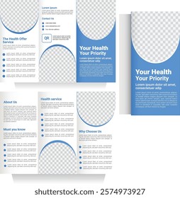 Medical Brouchar design template,clean and creative,