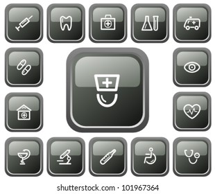 Medical button set