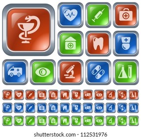 Medical button set