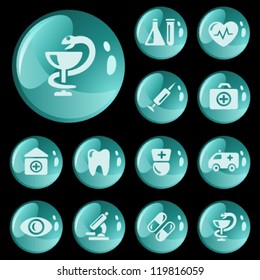 Medical button set