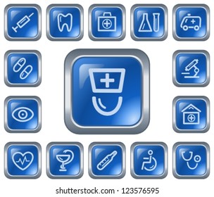 Medical button set