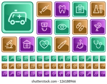 Medical button set