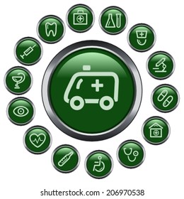 Medical button set