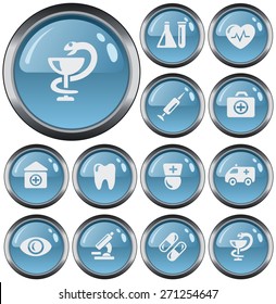 Medical button set