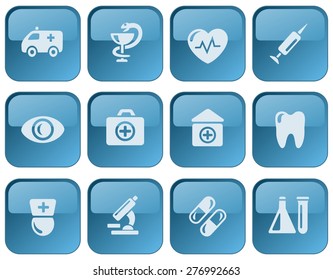 Medical button set