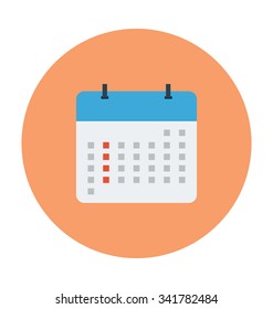 
Medical Calendar Colored Vector Icon
