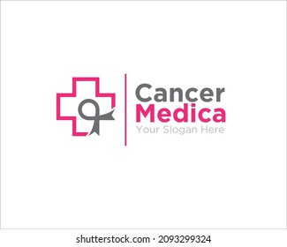 Medical Cancer Logo Designs For Health Care Service And Clinic Or Hospital Logo