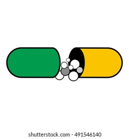 medical capsule logo vector