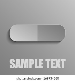 Medical capsule on a gray background