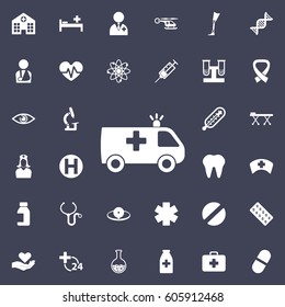 Medical Car icon.