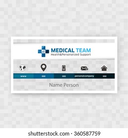 Medical card corporate identity
