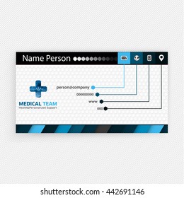 Medical card corporate identity