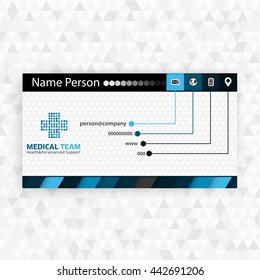 Medical card corporate identity