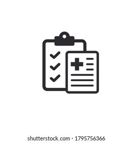 Medical card. Medical insurance. Medical record. Medical diagnosis. Add file. Profile icon. Accept document. Paper icon. Id card. Personal document. Identification card. Survey. Sick leave. Task done.