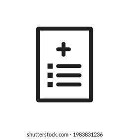 Medical card. Medical insurance. Record. Medical diagnosis. Add file. Profile icon. Document icon. Paper icon. Personal document. Identification card. Id card. Notes. Medical survey. Sick leave. 