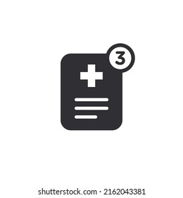 Medical card. Medical insurance. Medical record. Medical diagnosis. Reminder. Profile icon. Document icon.  Personal document. Identification card. Doctor id. Id card. Medicine chest. Sick leave. Care