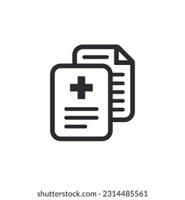 Medical card. Medical insurance. Medical record. Medical diagnosis. Add file. Profile icon. Document icon.  Personal document. Identification card. Doctor id. Id card. Medicine chest. Sick leave. Care