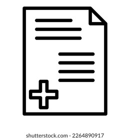 Medical card Vector Icon easily modify

