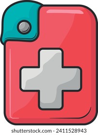 medical card vector without background