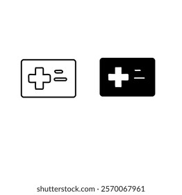 Medical care banner web icon vector illustration
