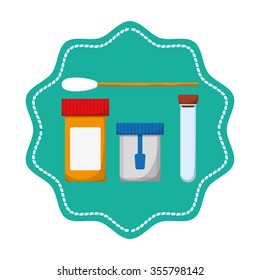 Medical care concept with medicine icons design, vector illustration 10 eps graphic.