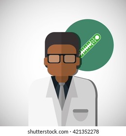 Medical care design. Health care icon. Isolated illustration