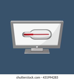 Medical care design. Health care icon. Flat illustration , vector