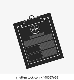 Medical care design. Health care icon. Flat illustration, vector